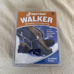 Yaktrax Walker Size Medium Traction Cleats for Snow and Ice Black  New